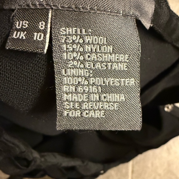 Per Se Black Textured Circle Mini Skirt - Picture 5 of 5